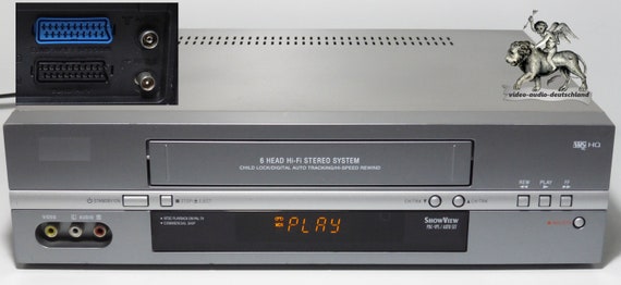 Classic Hifi 6 Head VHS Video Recorder From Daewoo/tevion