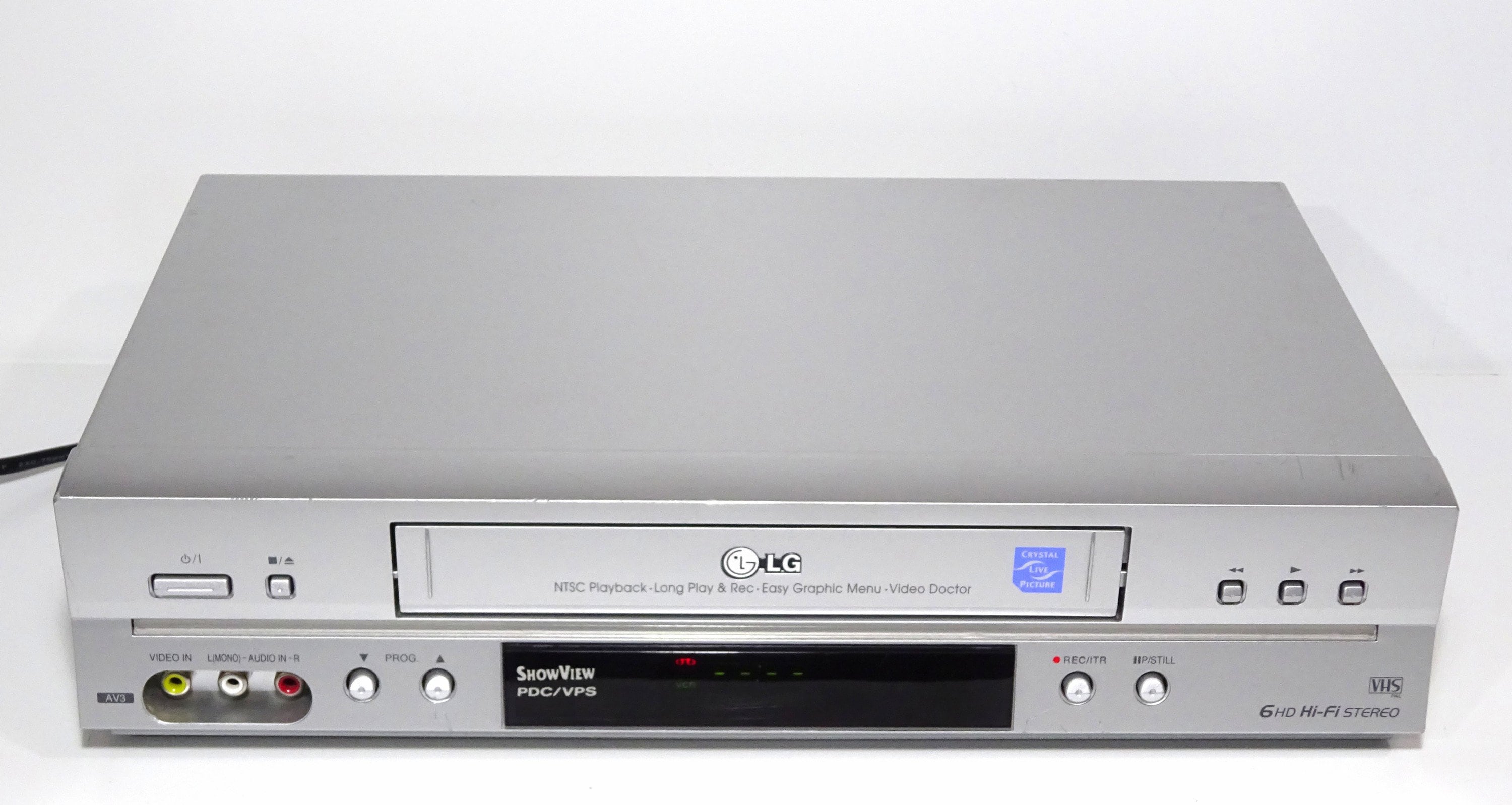 LG DVS7800 Videograbadora + grabadora de VHS + reproductor de DVD - VHS - 6  cabezas - Estéreo
