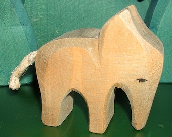 Ostheimer Elefant Kalb Baby Brandstempel Made in Germany handmade