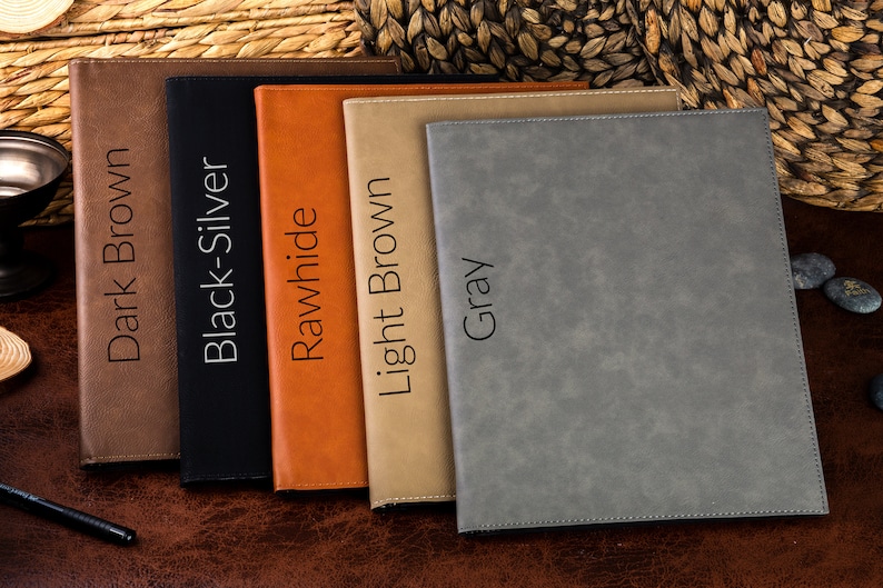 Custom Leather Portfolio, Leather Portfolio, Leather Organizer