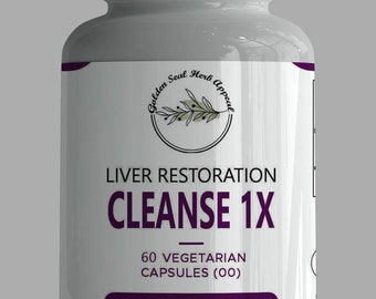 Liver Detox And Restoration 60 Vegetarian Capsules, Personal Care, Daily Helth Supplements,  Natural Herbs,  Cleanse, Dietary Supplement,