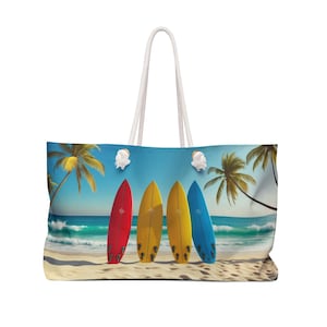 Beach Day Bag - Travel Bag, Vacation Tote, Summer Bag