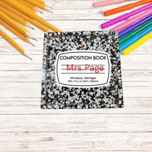 Personalized Teacher Coasters/ Teacher Paper Weight/ Personalized Notepad Holder/ Great Teacher \Gift!