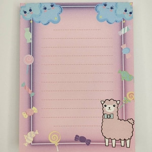 Llama Candy Notepad