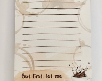 Coffee First Notepad