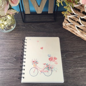 Girly, Pretty, Lovely, Small Handmade Notebook