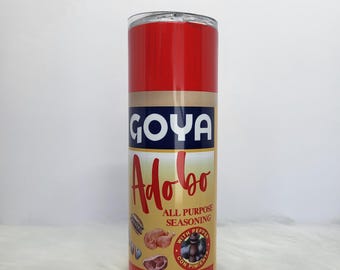 Latino Seasoning Sublimation 20oz Stainless Steel Tumbler