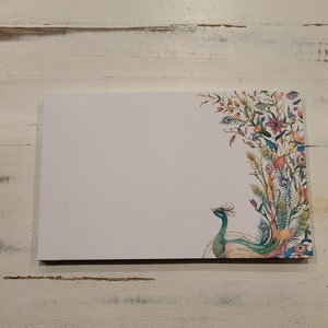 5x8 Peacock Notepad