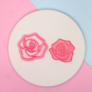 Rose polymer clay cutter | SKU #C55