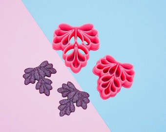 Triple leaf drop polymer clay cutter | SKU #C117