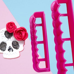 Flower making guide polymer clay cutter | SKU #C83