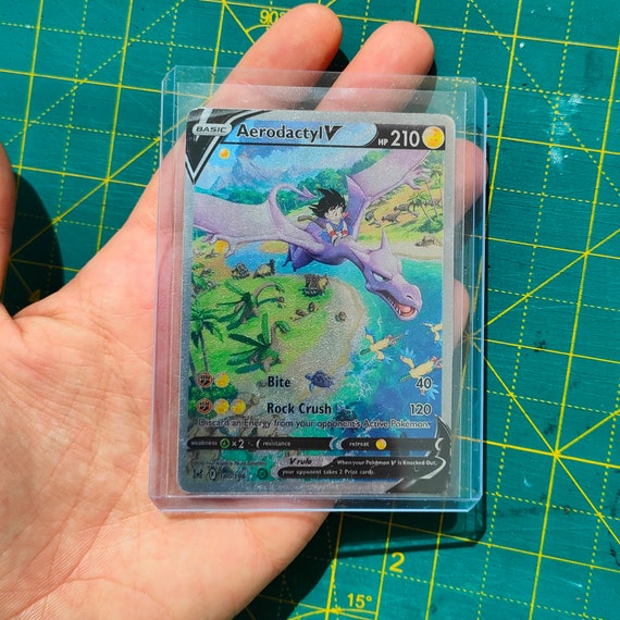 Pokemon TCG X Dragon Ball Aerodactyl V X Kid Goku Lost Abyss -  Israel