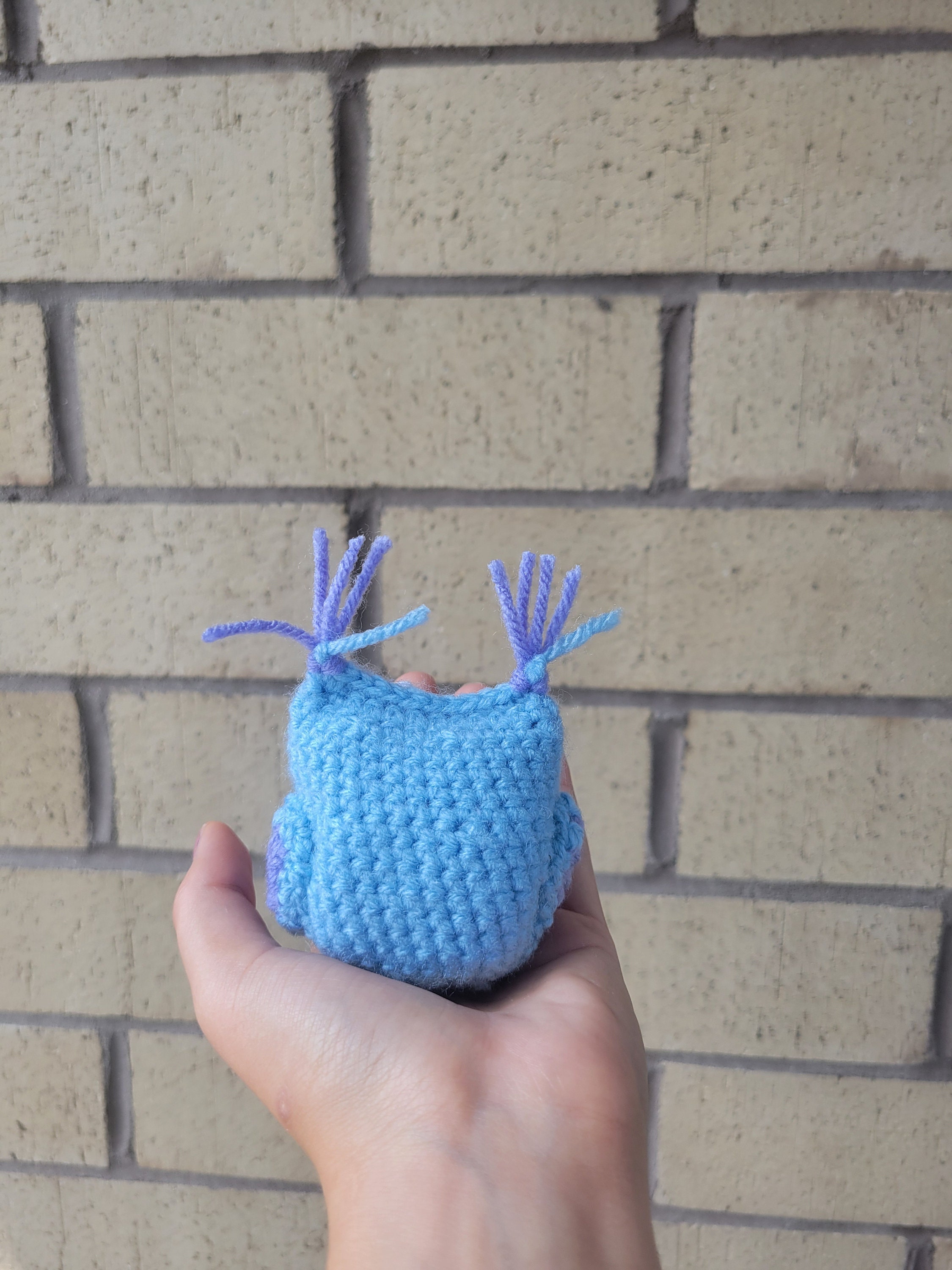 Mini Crochet Blue and Purple Hoot Owl Plush - Etsy