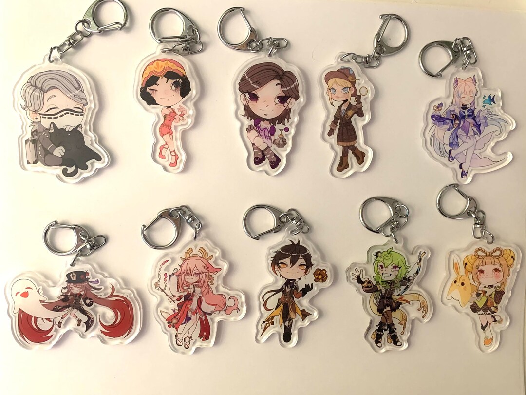 Genshin Keychains Etsy