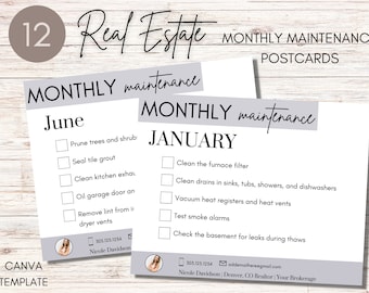 Real Estate Postcards | Monthly Maintenance Postcards | Real Estate Farming | Real Estate Branding | Home Seller Postcard | Real Estate Lead