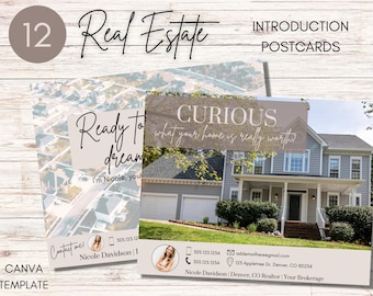 Real Estate Postcards | Introduction Postcards | Real Estate Farming | Real Estate Branding | Home Seller Postcard | Real Estate Lead