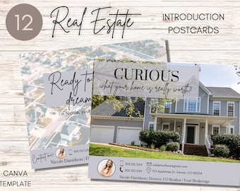 Real Estate Postcards | Introduction Postcards | Real Estate Farming | Real Estate Branding | Home Seller Postcard | Real Estate Lead