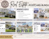 100 Real Estate Postcards | Postcard Bundle | Real Estate Farming | Real Estate Branding | Home Seller Postcard | Real Estate Lead