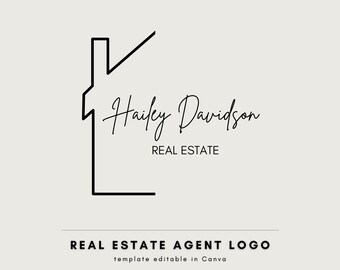 Logo immobiliare / Logo agente immobiliare / Design logo immobiliare / Agente immobiliare / Marketing immobiliare / Logo firma / Logo preconfezionato