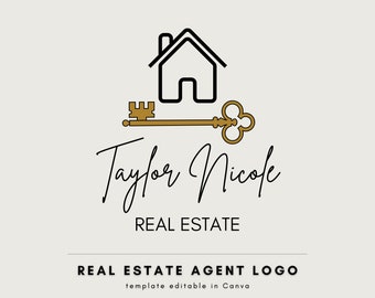 Logo immobiliare / Logo agente immobiliare / Design logo immobiliare / Agente immobiliare / Marketing immobiliare / Logo firma / Logo preconfezionato