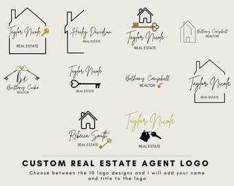 Logo immobiliare / Logo personalizzato / Logo agente immobiliare / Design logo immobiliare / Agente immobiliare / Marketing immobiliare / Logo firma