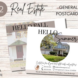 Real Estate Postcards | Thank You & Seasons Postcard | Real Estate Farming | Real Estate Branding | Home Seller Postcard | Real Estate Leads