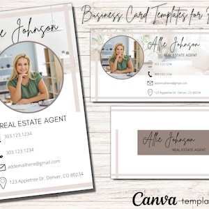 Digital Business Card Template & Business Card Template Bundle | Real Estate Business Card Modern Business Template | Real Estate Marketing