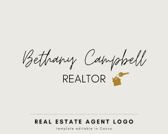 Logo immobiliare / Logo agente immobiliare / Design logo immobiliare / Agente immobiliare / Marketing immobiliare / Logo firma / Logo preconfezionato