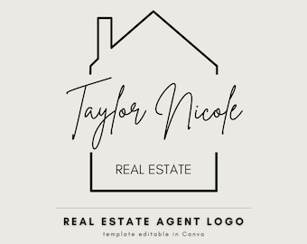 Logo immobiliare / Logo agente immobiliare / Design logo immobiliare / Agente immobiliare / Marketing immobiliare / Logo firma / Logo preconfezionato
