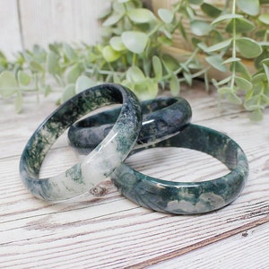 Agate shop bangle bracelet