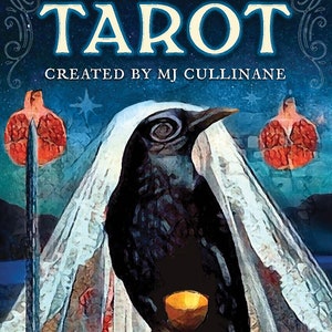 CROW TAROT by MJ Cullinane | 78 Card deck | Custom Crow Tarot Spread | Guide Book | Oracle | Future Telling Divination | Witch | Meditation