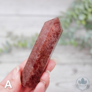 Strawberry Quartz Towers Points | Strawberry Quartz Crystal Tower| Crystal Points | Crystal Healing | Crystals for Decoration | You Choose