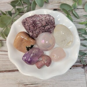 Self Care Crystal Bundle | Crystal Gift Set | Crystals for Love | Self Care Crystal Set | Emotional Balance Crystals | Spiritual Gift