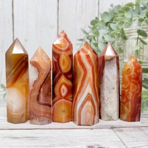 Sardonyx Points, Sardonyx Towers, Sardonyx Crystal, Sardonyx Carnelian, Sardonyx Onyx, Crystal Tower Point, You Choose