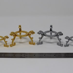 Metal Sphere Stand, Crystal Sphere Holder, Crystal Sphere Stand, Metal Sphere Holder, Gold Tone Sphere Stand, Silver Tone Sphere Stand