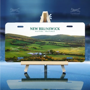 New Brunswick Novelty License Plate [Sussex Bluff, NB]