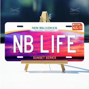 Personalized New Brunswick Novelty License Plate [St. Andrews, NB]