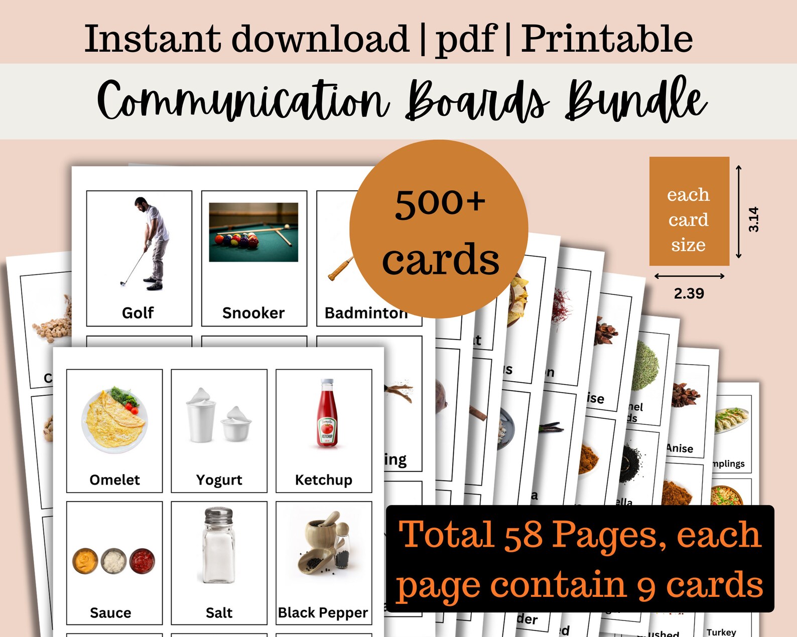 Printable Pecs Communication Cards, Autism Communication, Communication ...