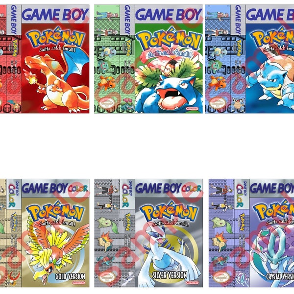 Pokemon Covers for Cassette Cases