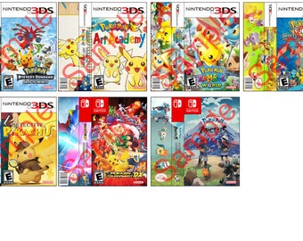 Pokemon Spin-off Covers for Cassette Cases - Etsy