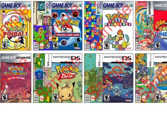 Pokemon Spin-off Covers for Cassette Cases