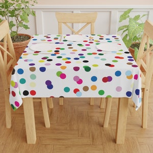 Lizzy's Signature Gumball Square Tablecloth