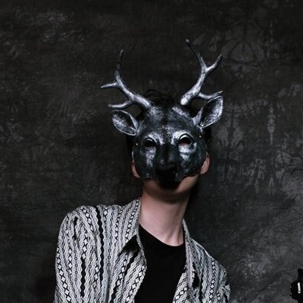 Therian deer mask for cosplay /Halloween