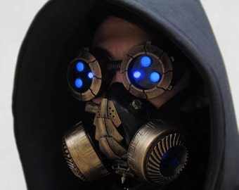 cyberpunk mask/goggles for cosplay /Masquerade party/ Halloween/costume party/play
