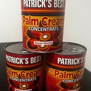 2 cans of Patrick&#39;s Best Palm Cream Concentrate - Sauce Graine - West African Cuisine