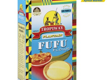 Fufu Aiyetoro/ Nigeria fufu (cooked)swallow-5 wraps per pack)- ships frozen. Microwave for 1 minute.