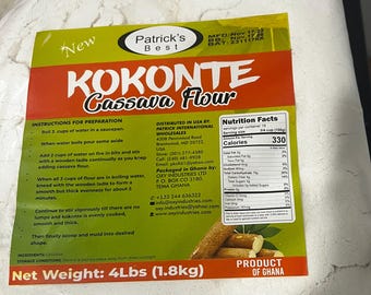 Cassava flour/Kokonte/Akpu from Ghana - 4lbs