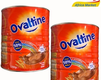 Ovaltine 1200g Can - Milk Flavoring Powder with Vitamins and Minerals - Nutritious Beverage Mix