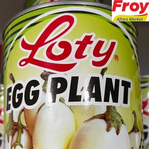 Canned Ghana Pride Garden Eggs in brine / Eggplant / West African Garden Eggs / Aubergines - 2cans