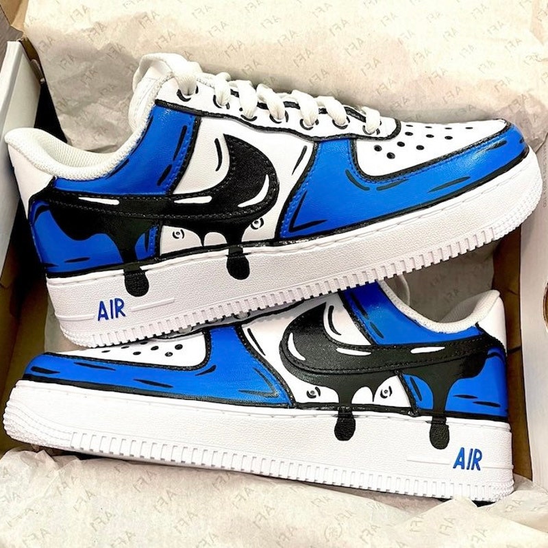 custom nike air force 1 drip creationz